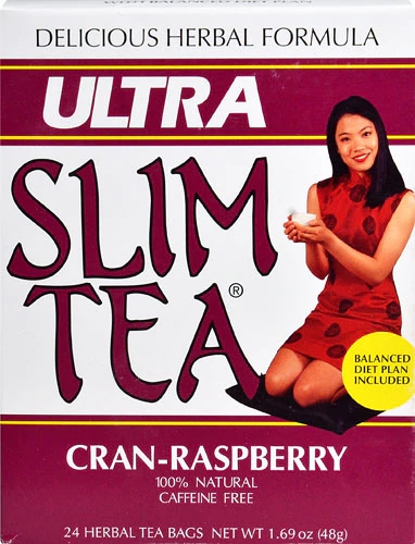 Hobe Labs Ultra Slim Tea® Cran-Raspberry -- 24 Tea Bags