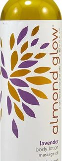 Home Health Almond Glow Body Lotion and Massage Oil Lavender -- 8 fl oz