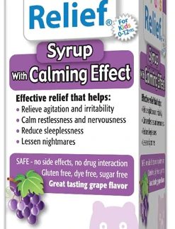 Homeolab USA Kids Relief Syrup with Calming Effect Grape -- 3.4 fl oz