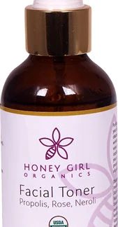 Honey Girl Organics Facial Toner Propolis Rose and Neroli -- 4 fl oz