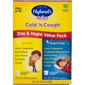 Hyland's 4 Kids Cold 'n Cough Day & Night Value Pack Original -- 8 fl oz