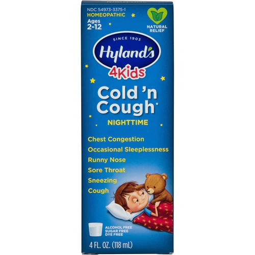 Hyland's 4 Kids Cold 'n Cough Nighttime Original -- 4 fl oz