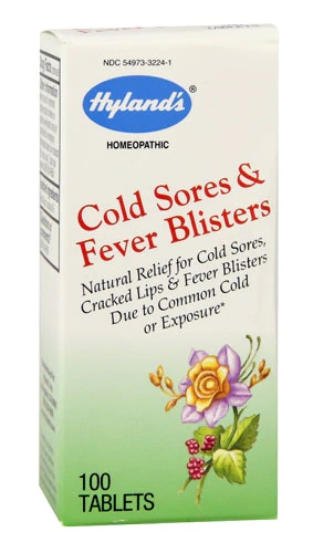 Hyland's Cold Sores & Fever Blisters -- 100 Tablets