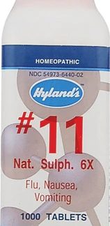 Hyland's No.11 Nat. Sulph. 6x -- 1000 Tablets