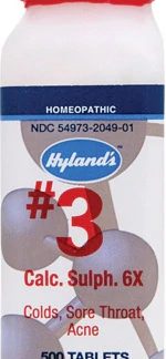 Hyland's No.3 Calcium Sulphate 6x -- 500 Tablets