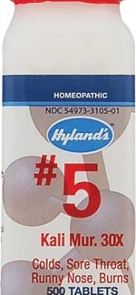 Hyland's No.5 Kali Mur. 30x -- 500 Tablets