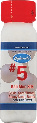 Hyland's No.5 Kali Mur. 30x -- 500 Tablets