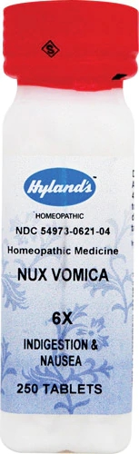 Hyland's Nux Vomica 6x -- 250 Tablets