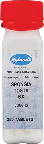 Hyland's Spongia Tosta 6x -- 250 Tablets