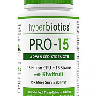 Hyperbiotics PRO-15 Advanced Strength -- 15 billion CFU - 30 Time Release Tablets