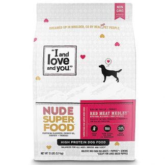 I and Love and You Naked Essentials Grain Free Dog Food Red Meat Medley Recipe -- 13 lbs