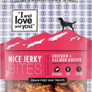 I and Love and You Nice Jerky Bites Chicken & Salmon -- 1 lb