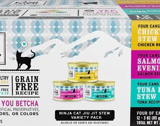 I and Love and You Wet Cat Food Variety Pack -- 3 oz Each / Pack of 12