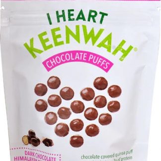 I Heart Keenwah® Chocolate Puffs Dark Chocolate Himalayan Pink Salt -- 2.5 oz