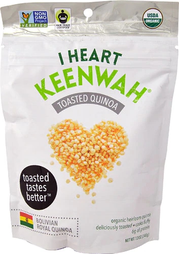 I Heart Keenwah® Organic Toasted Quinoa Gluten Free -- 12 oz