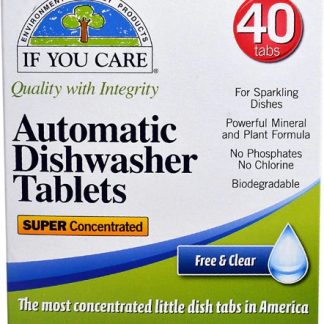 If You Care Automatic Dishwasher Tablets Free & Clear -- 40 Tablets