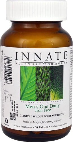 Innate Response Formulas Men's One Daily Iron Free -- 60 Tablets