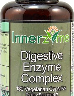 Innerzyme Digestive Enzyme Complex -- 180 Vegetarian Capsules