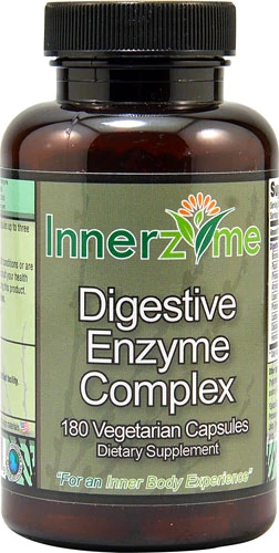 Innerzyme Digestive Enzyme Complex -- 180 Vegetarian Capsules