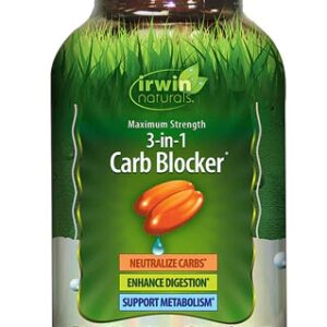 Irwin Naturals Maximum Strength 3-in-1 Carb Blocker® -- 75 Liquid Softgels