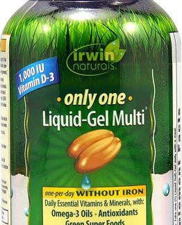 Irwin Naturals Only One Liquid-Gel Multi™ Without Iron -- 60 Liquid Softgels