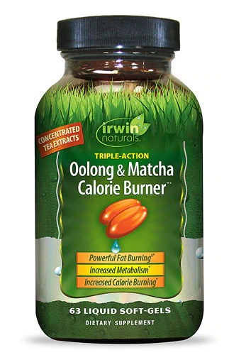 Irwin Naturals Oolong and Matcha Tea™ -- 63 Liquid Softgels