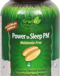 Irwin Naturals Power to Sleep PM® Melatonin-Free -- 50 Liquid Softgels