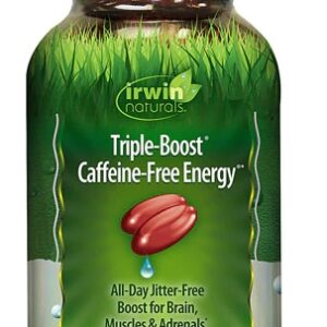 Irwin Naturals Triple-Boost® Caffeine Free Energy -- 75 Liquid Gel Capsules