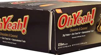 ISS Research OhYeah!® Gluten Free Bar Chocolate & Caramel -- 12 Bars
