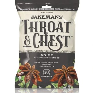 Jakemans Throat & Chest™ Flavored Lozenges Anise -- 30 Lozenges