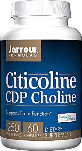 Jarrow Formulas Citicoline CDP Choline -- 250 mg - 60 Capsules