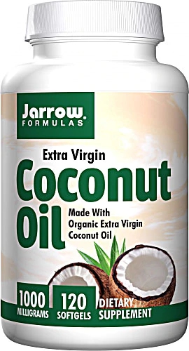 Jarrow Formulas Extra Virgin Coconut Oil -- 1000 mg - 120 Softgels