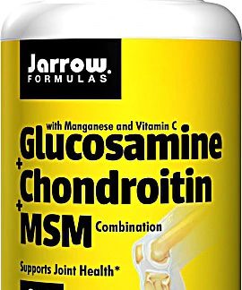 Jarrow Formulas Glucosamine plus Chondroitin plus MSM -- 240 Capsules
