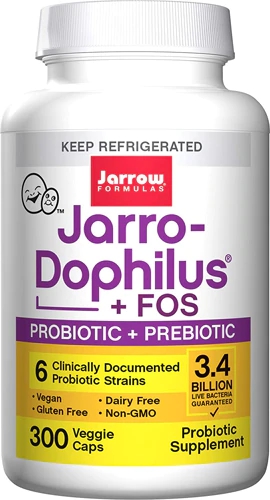 Jarrow Formulas Jarro-Dophilus® plus FOS -- 3.4 billion - 300 Veggie Caps