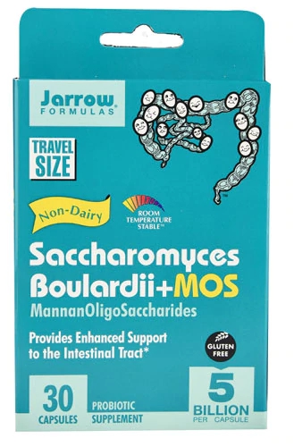 Jarrow Formulas Saccharomyces Boulardii + MOS -- 5 billion - 30 Capsule