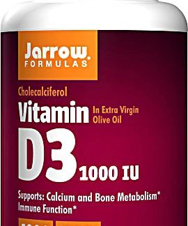 Jarrow Formulas Vitamin D3 -- 1000 IU - 100 Softgels