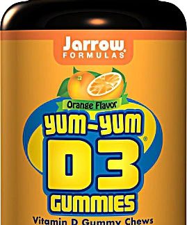 Jarrow Formulas Yum-Yum D3 Gummies™ Orange Lemon & Strawberry -- 400 IU - 90 Gummies