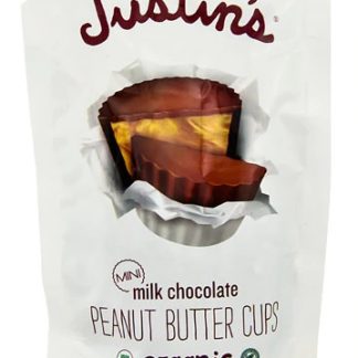 Justin's Organic Mini Peanut Butter Cups Milk Chocolate -- 4.7 oz