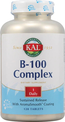 Kal B-100 Complex -- 100 mg - 120 Tablets