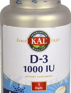 KAL D-3 -- 1000 IU - 100 Softgels