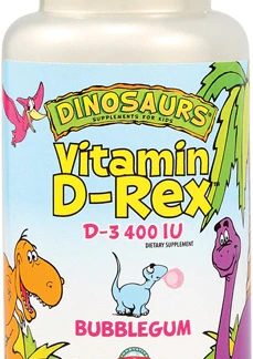 Kal Dinosaurs Vitamin D-Rex™ Chewables Bubble Gum -- 400 IU - 90 Chewables