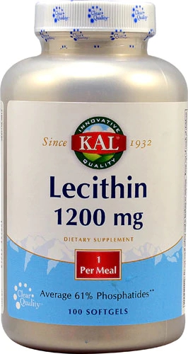 Kal Lecithin -- 1200 mg - 100 Softgels