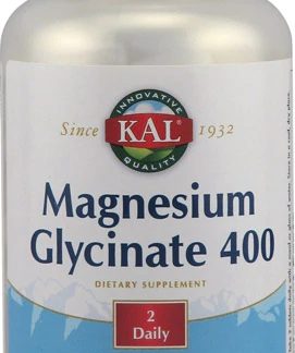 Kal Magnesium Glycinate -- 400 mg - 180 Tablets