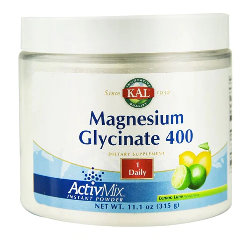 KAL Magnesium Glycinate 400 ActivMix™ Instant Powder Lemon Lime -- 9.1 oz