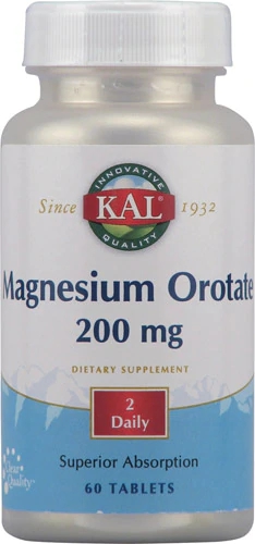KAL Magnesium Orotate -- 200 mg - 60 VegCaps