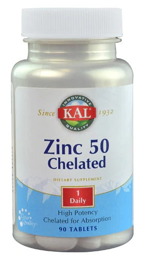 KAL Zinc 50 Chelated -- 90 Tablets