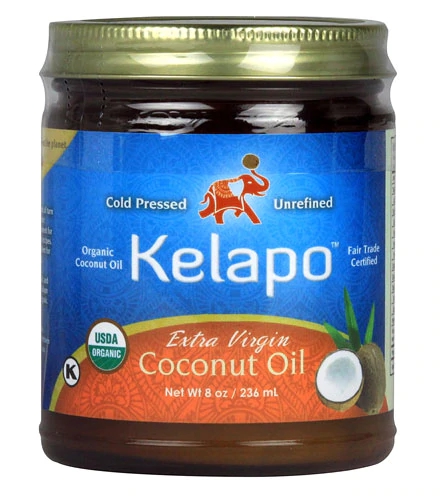 Kelapo Organic Extra Virgin Coconut Oil -- 8 oz