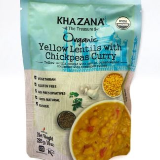 Khazana Organic Yellow Lentils with Chickpeas Curry -- 10 oz