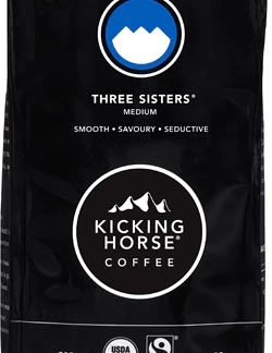 Kicking Horse Coffee Organic Medium Roast Whole Bean Three Sisters -- 10 oz