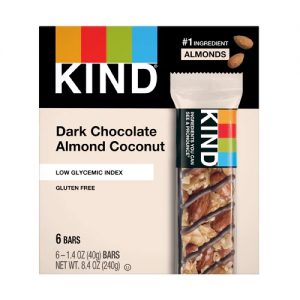 Kind Fruit and Nut Bar Dark Chocolate Almond and Coconut -- 6 Bars